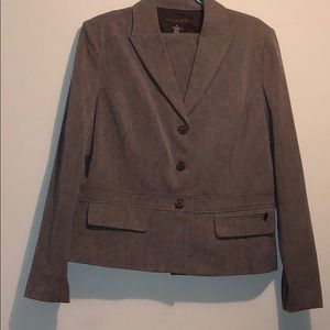 Gray and Black Outfit